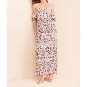 Floral Off-Shoulder Maxi Dress